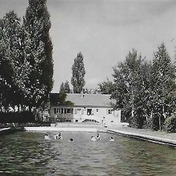 Schwimmbad in Bissingen mit Forellenhof